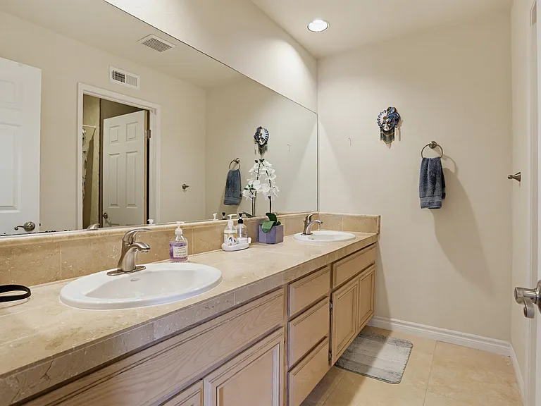 Upstairs full bath (private shower and commode