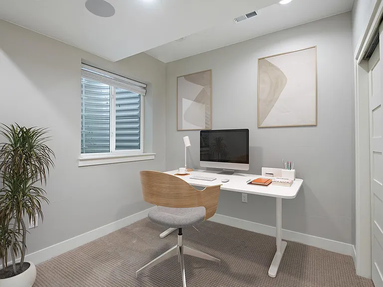 Office 2. This image shows a virtually furnished space. This space comes unfurnished.