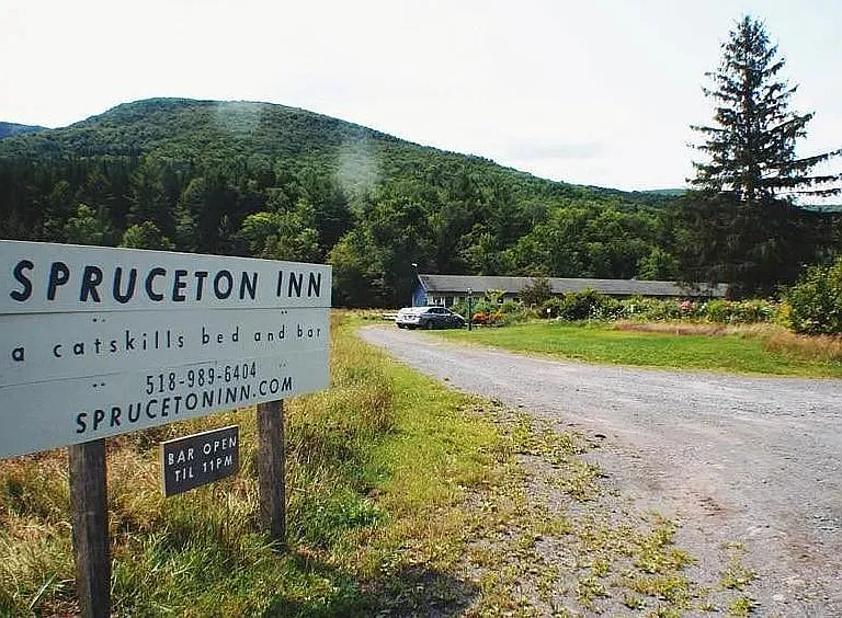 Spruceton Inn Bed and Bar, just a mile down the road. Friendly people.