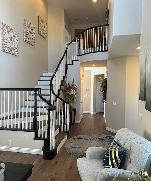 Staircase and landing