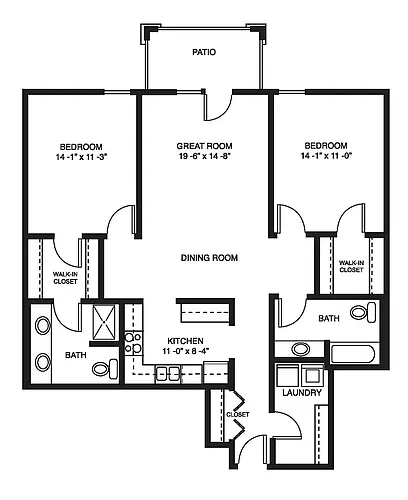 Floor plan White Pine