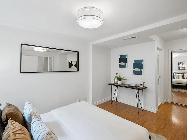 Downstairs bedroom with private bathroom