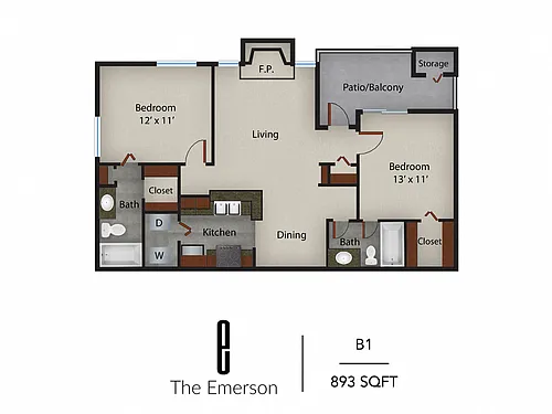 Floor plan B1