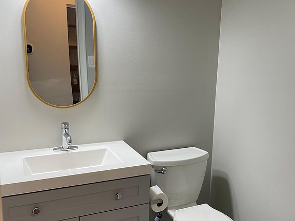 First floor powder room