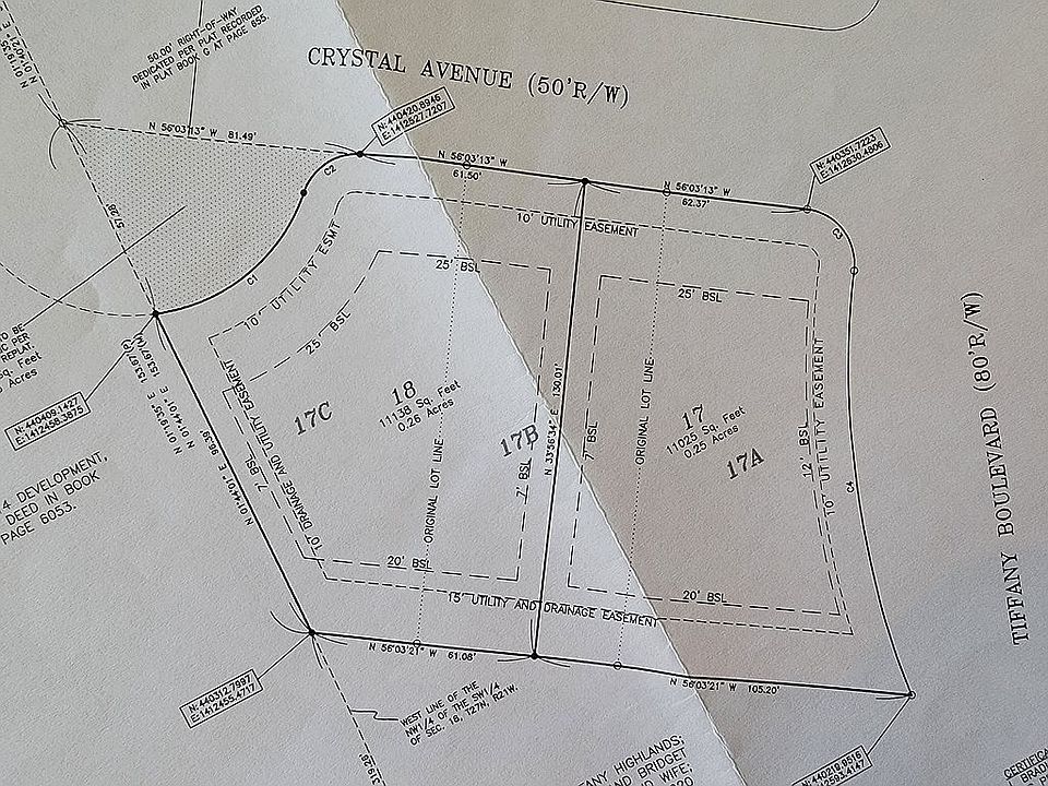 Listing is for Lot 17