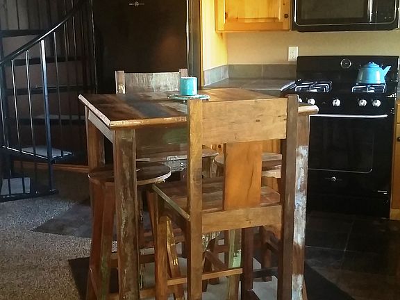Kitchen w/Spiral Staircase