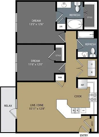 Floor plan B2