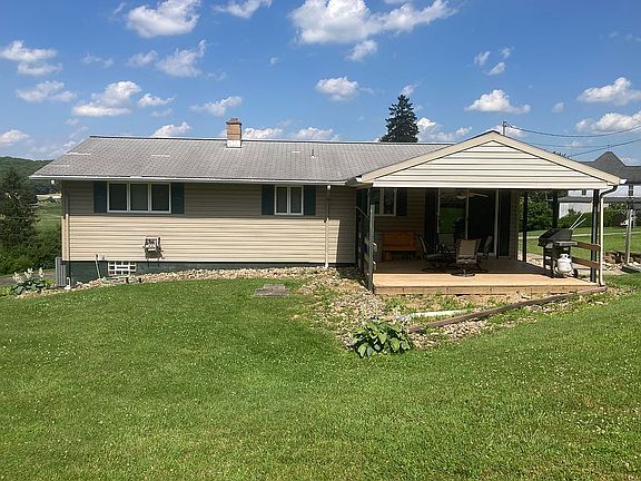 Rear covered deck