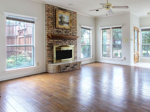Brick Fireplace