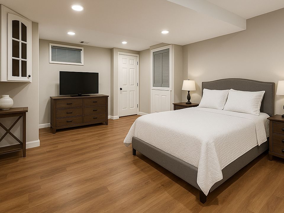 Virtually Staged Bedroom
