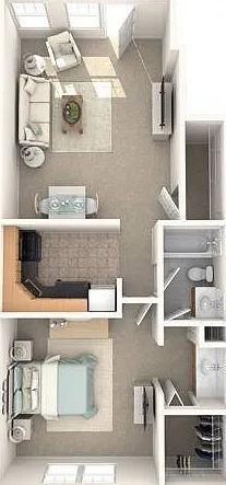 1 bedroom 1 bedroom