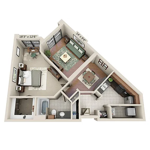 Floor plan A2 M