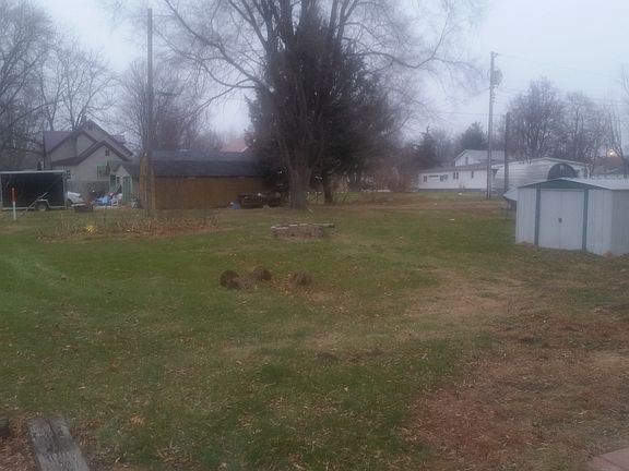 Yard on west side of the house