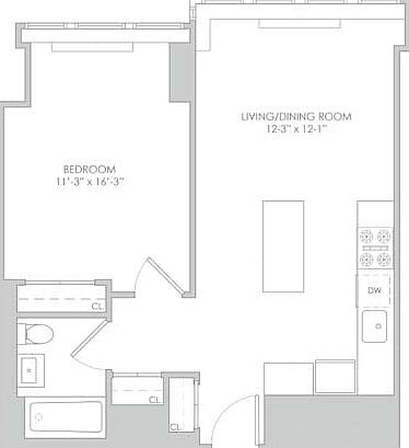 2nd image of 315 W 33rd St APT 32G
