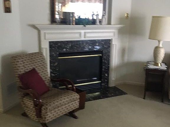 Fire place in the livingroom