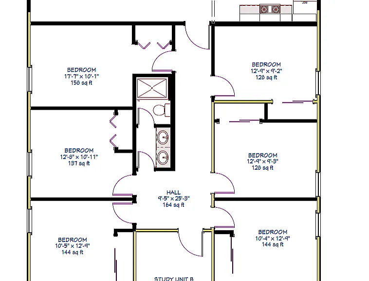 Unit B floorplan Unit B floorplan