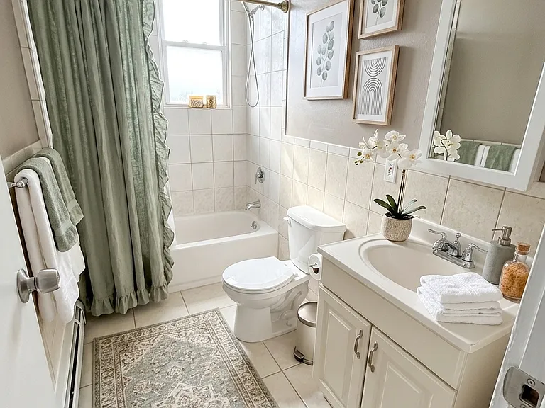 Bathroom (Virtual Staging for illustrative purposes only)