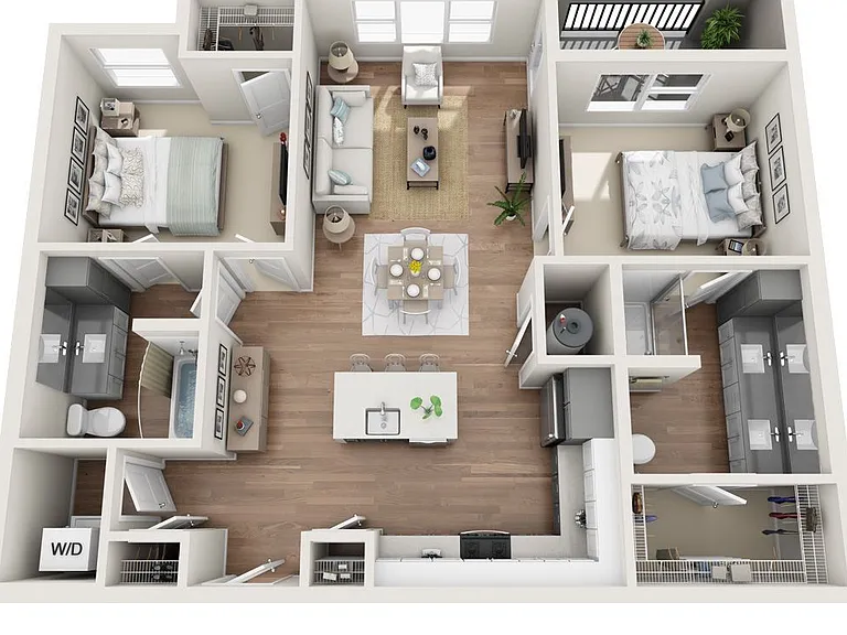 The Sawyer Providence Farm - B2 - 2 Beds - 2 Baths - 1084 Sq. ft.
