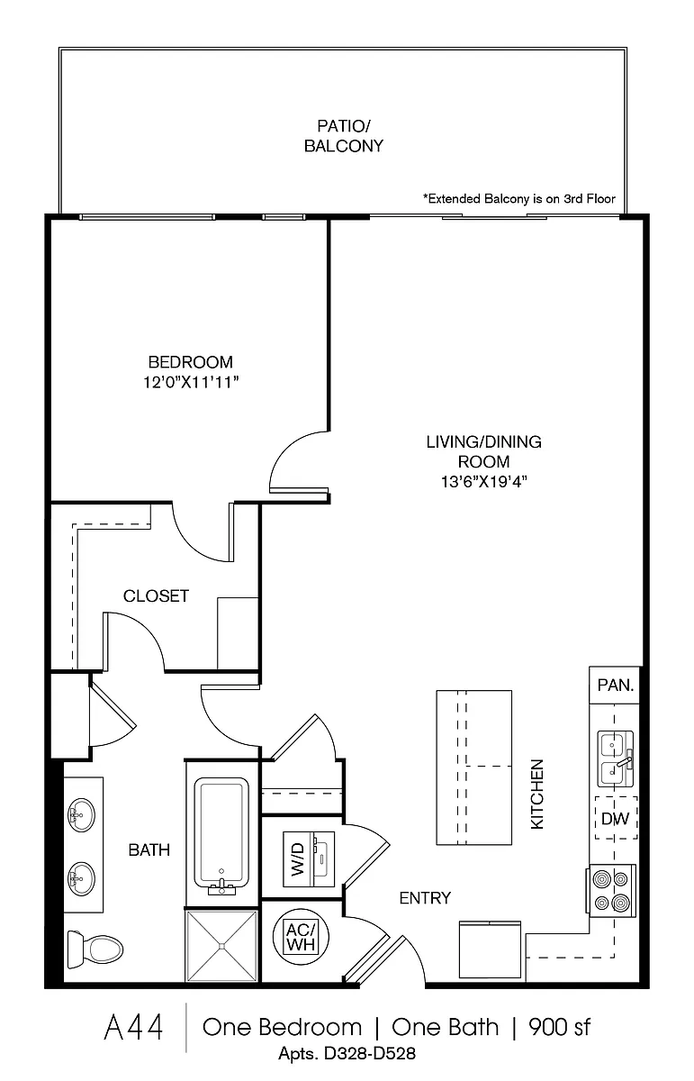 Floor plan A44