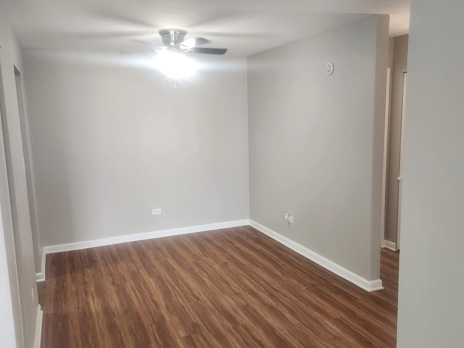 Brand new floors throughout and ceiling fan