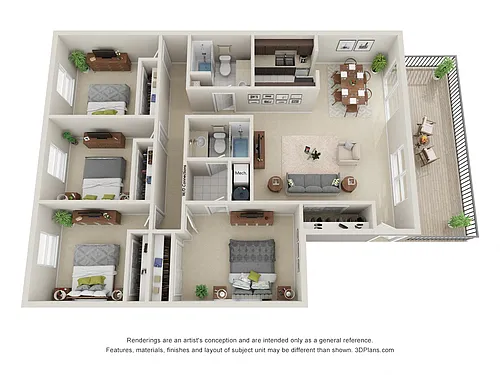 Floor plan THE WORTHINGTON