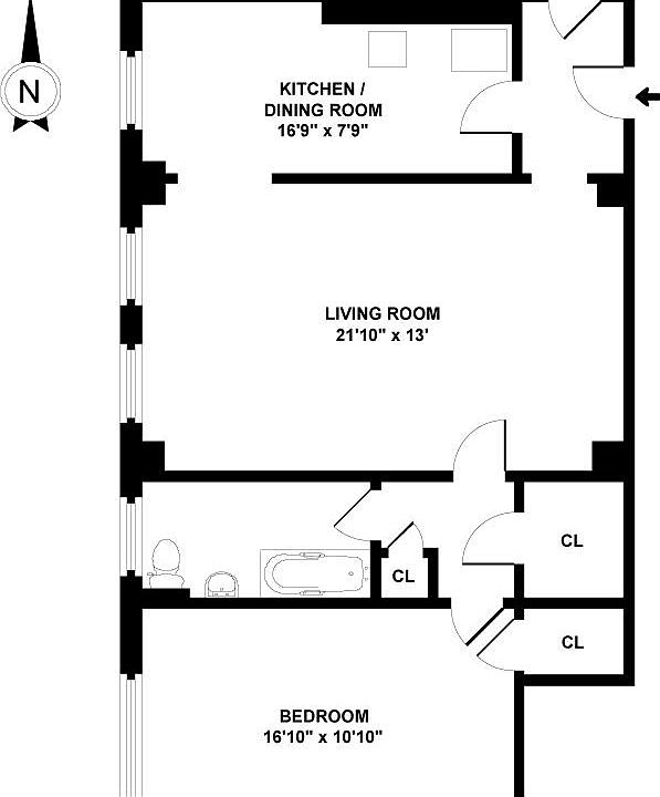 1st image of 172 W 79th St #8B