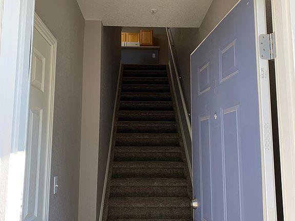 Ground floor entrance leading up to living area