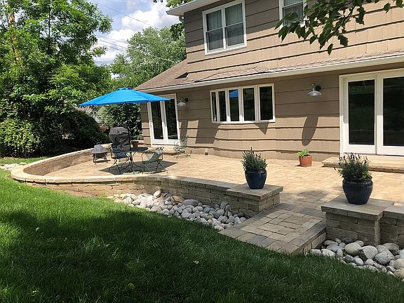 Spacious patio