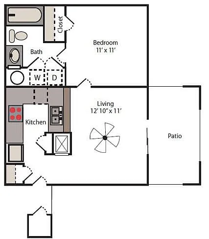 Floor plan The 512
