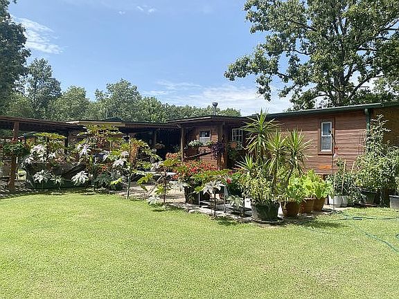 Rear of house & patios