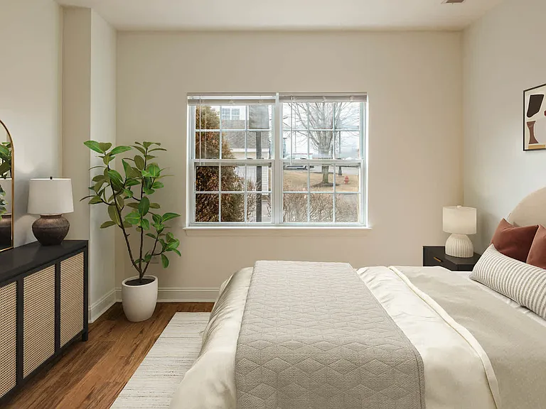 Bedroom with Hard Surface Flooring