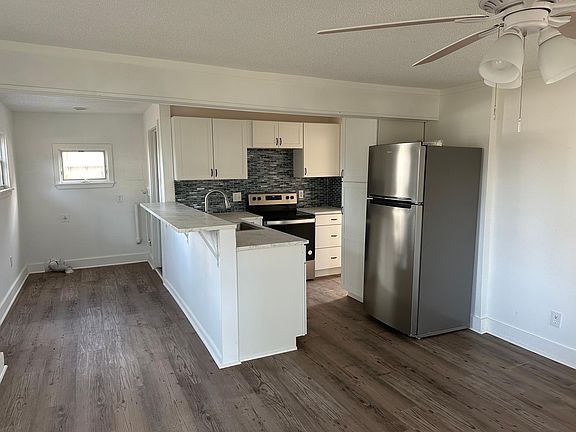 Open concept kitchen / living area