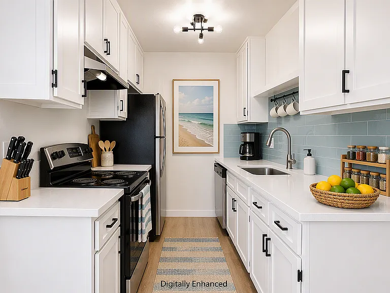 staged casa kitchen
