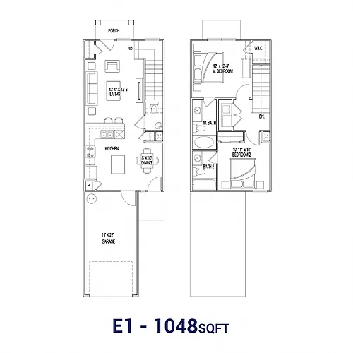 Floor plan E1