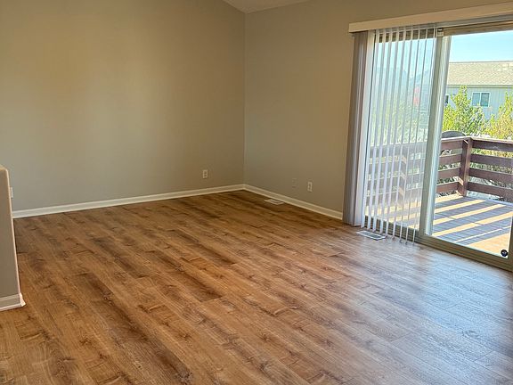 living room with new LVP flooring!