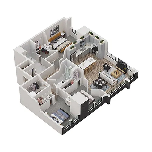 Floor plan D2 - East