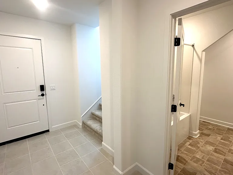 The first floor main entry