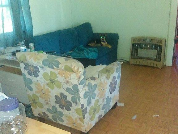 Half of living room w/heater