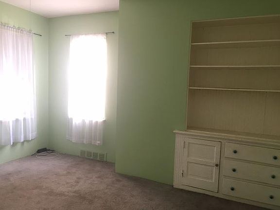 Living room with built-in storage
