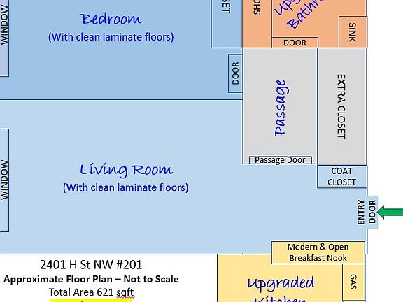 Floor Plan (Not to Scale)