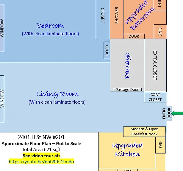 Floorplan (approximate scale)