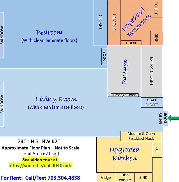 Floor Plan (Not to Scale)