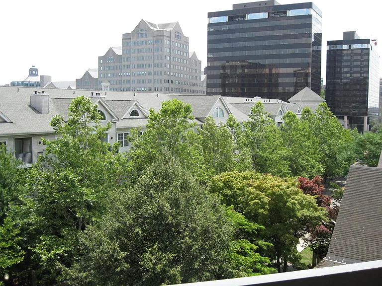 View from balcony off living room and bedroom.