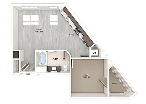 Floor plan A13