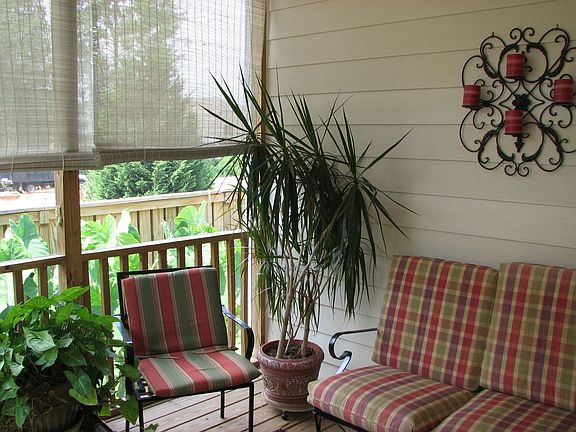 Private screened porch.