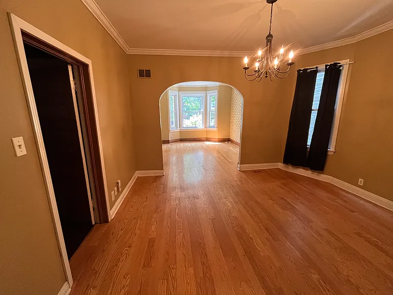 Dining room and living room
