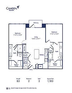 Floor plan B3