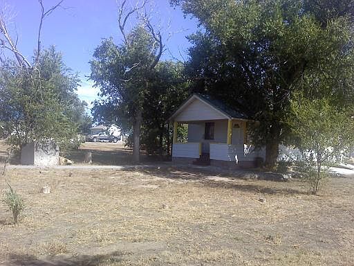 southwest side of house