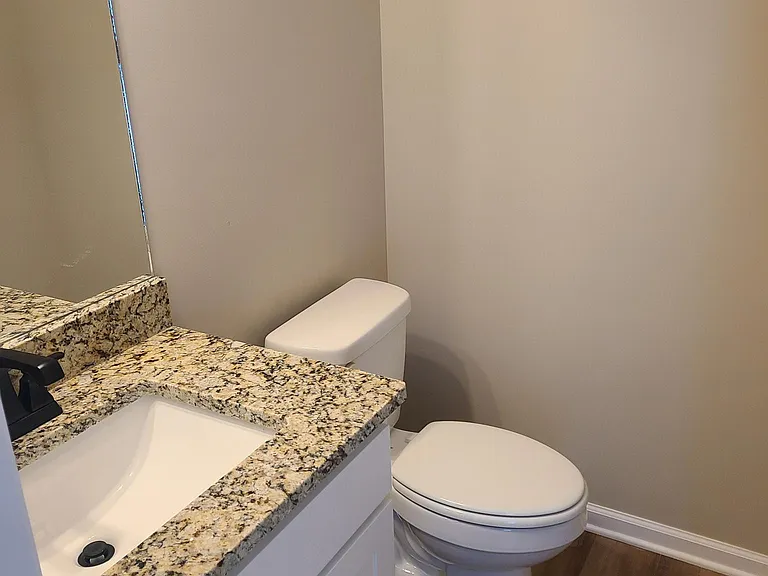 1/2 bath first floor