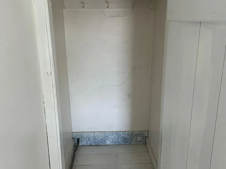 Closet to bedroom in attic